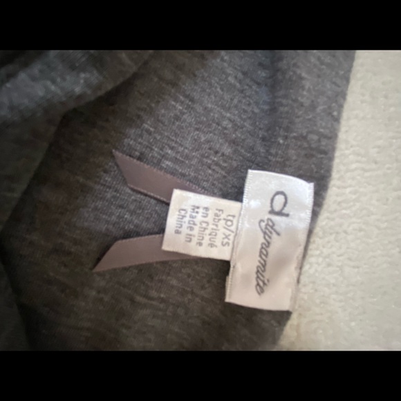 Dynamite asymmetrical grey dress with studded detail and ruching at waist - Picture 6 of 6